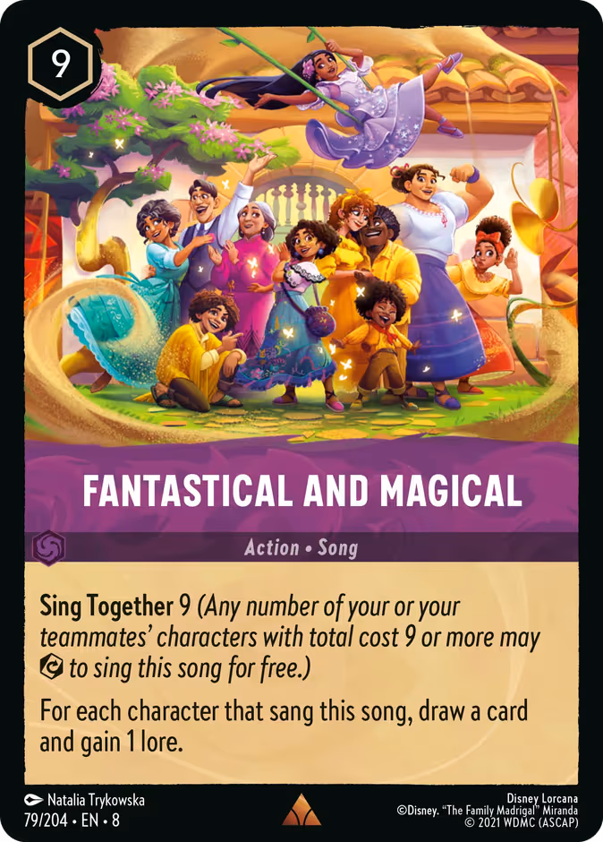 Fantastical and Magical Lorcana card (79/204, Reign of Jafar)