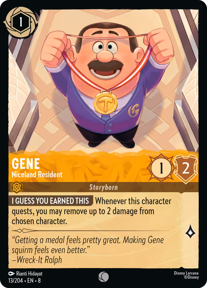 Gene - Niceland Resident Lorcana card (13/204, Reign of Jafar)