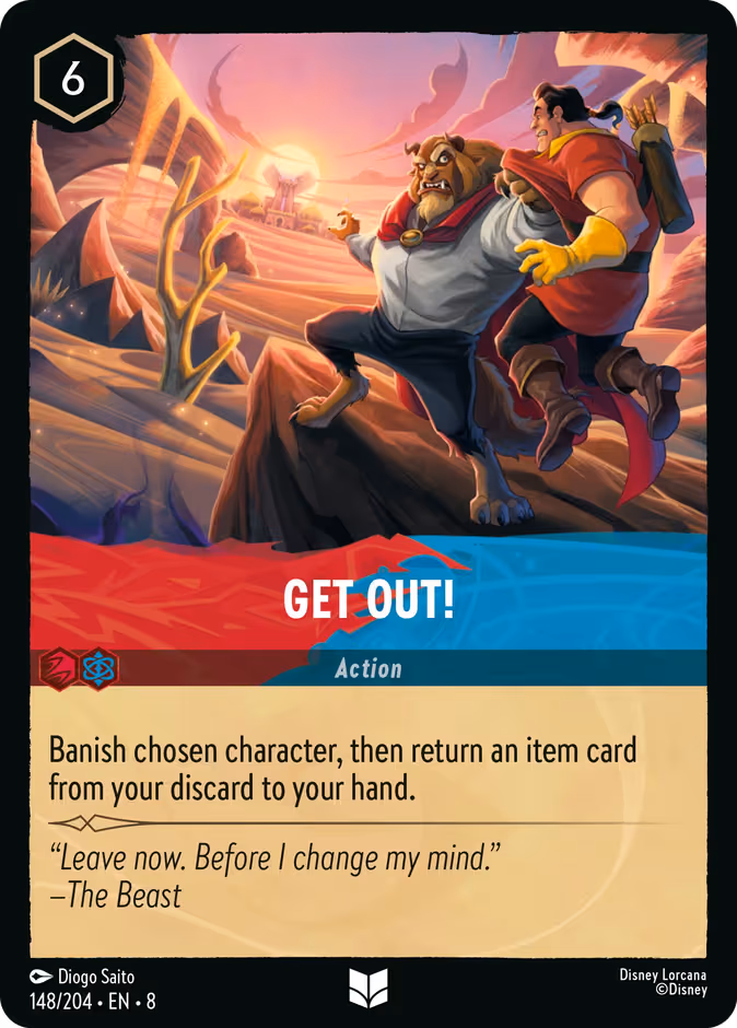 Get Out! Lorcana card (148/204, Reign of Jafar)