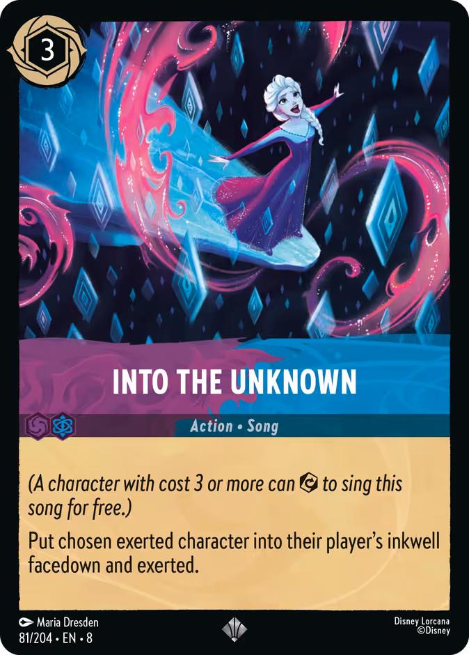 Into the Unknown Lorcana card (81/204, Reign of Jafar)