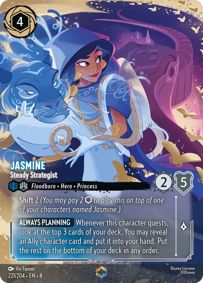 Jasmine - Steady Strategist Lorcana card (221/204)