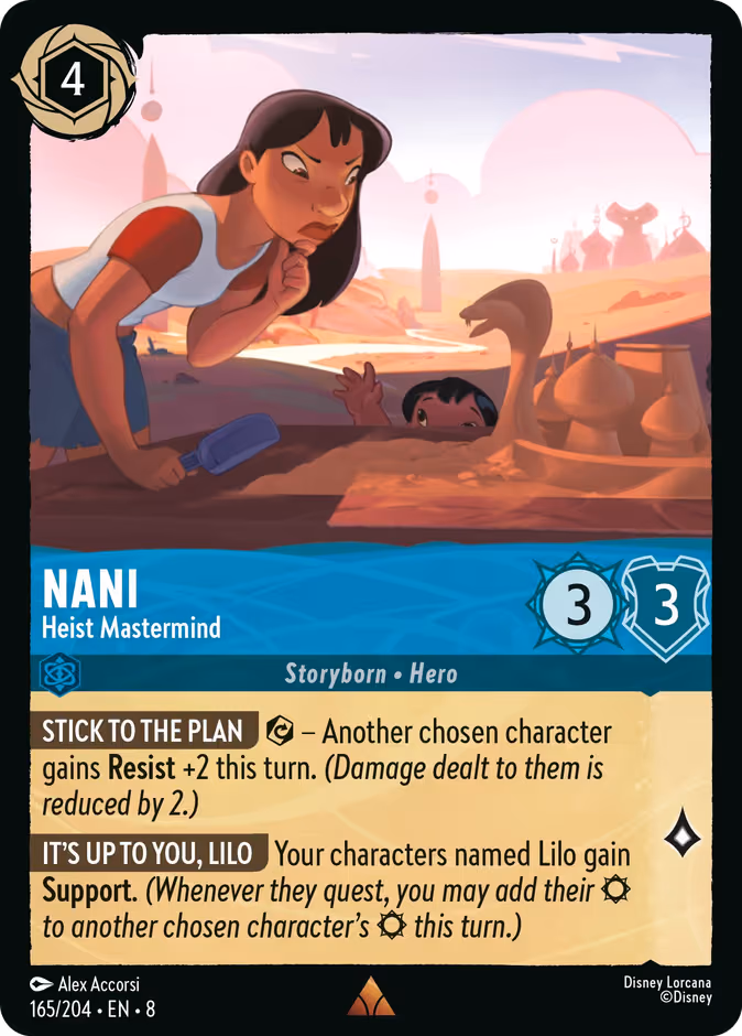 Nani - Heist Mastermind Lorcana card (165/204, Reign of Jafar)