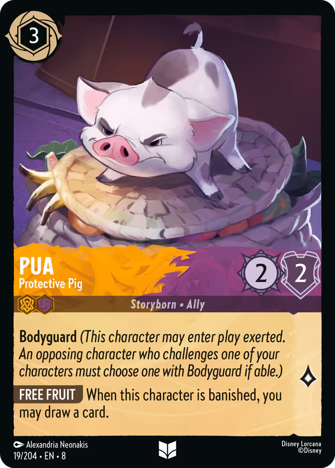 Pua - Protective Pig Lorcana card (19/204, Reign of Jafar)