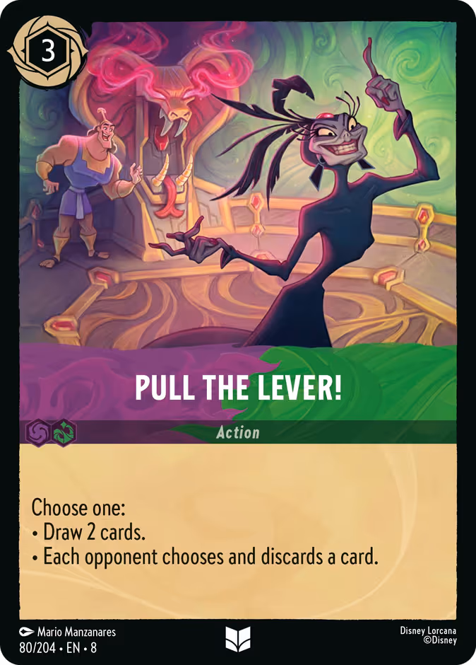 Pull the Lever! Lorcana card (80/204, Reign of Jafar)