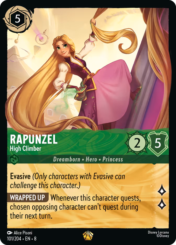 Rapunzel - High Climber Lorcana card (101/204, Reign of Jafar)