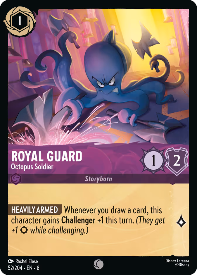 Royal Guard - Octopus Soldier Lorcana card (52/204, Reign of Jafar)