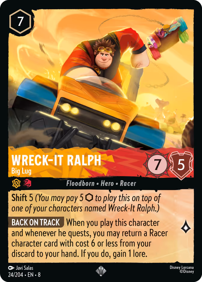 Wreck-It Ralph - Big Lug Lorcana card (24/204, Reign of Jafar)