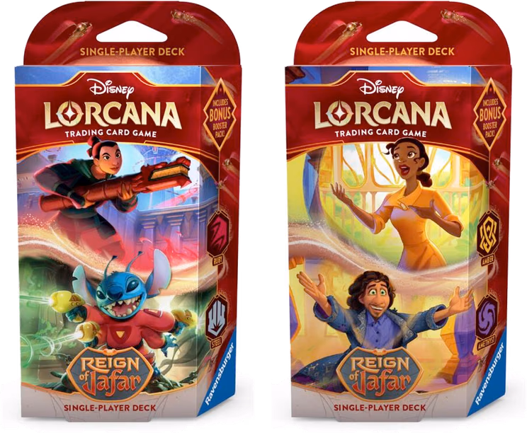 Disney Lorcana Reign of Jafar Starter Deck [Set of 2]