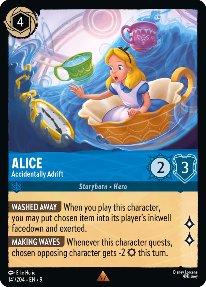 Alice - Accidentally Adrift Lorcana card (141/204, Fabled)
