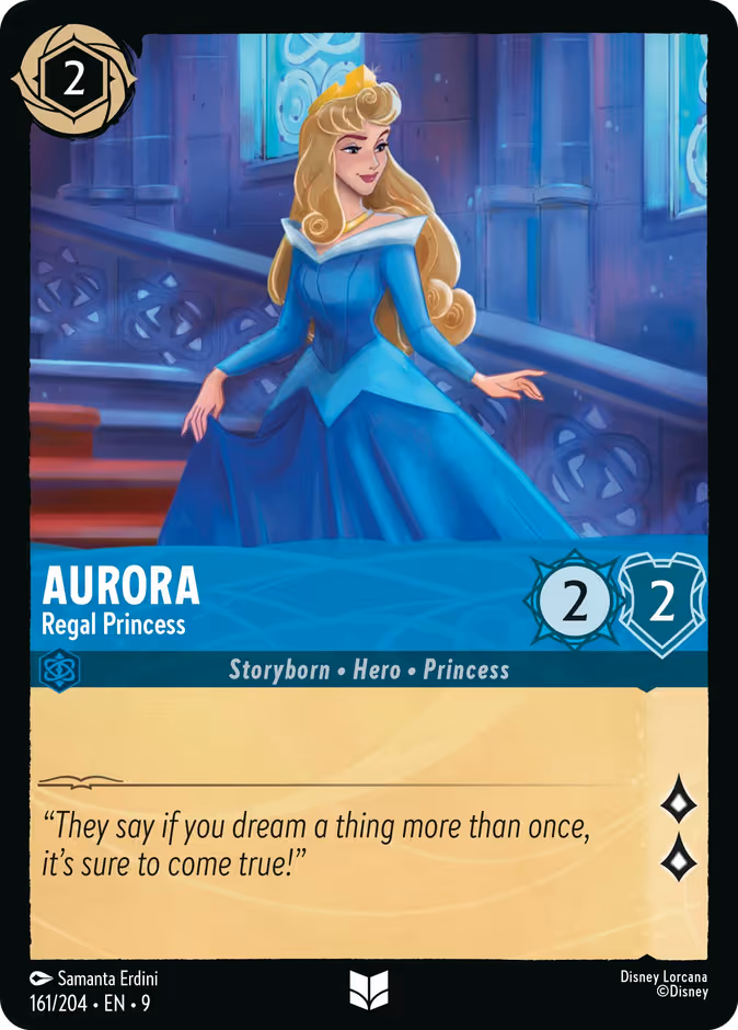 Aurora - Regal Princess Lorcana card (161/204, Fabled)