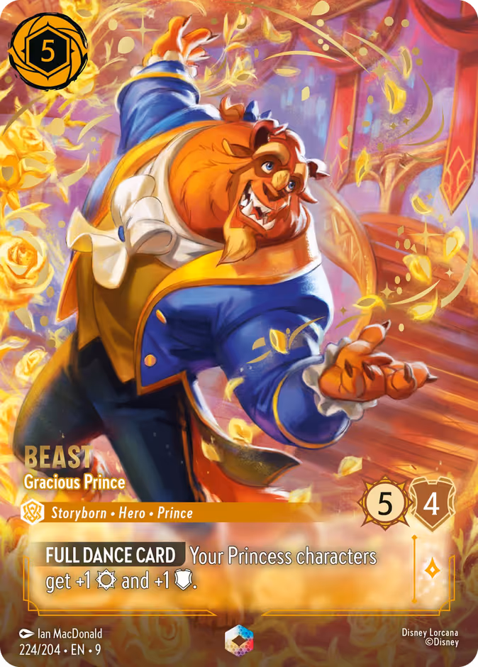 Beast - Gracious Prince Lorcana card (224/204, Fabled)