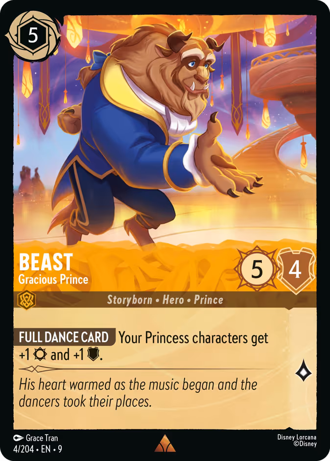 Beast - Gracious Prince Lorcana card (4/204, Fabled)
