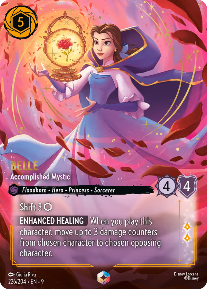 Belle - Accomplished Mystic Lorcana card (226/204)