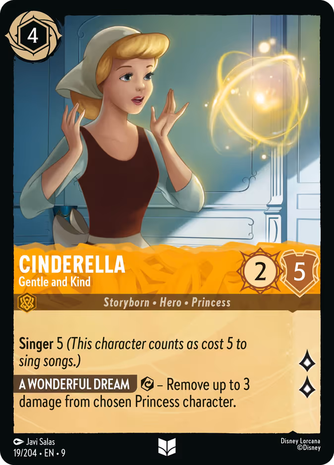 Cinderella - Gentle and Kind Lorcana card (19/204, Fabled)