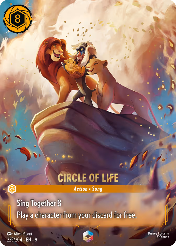 Circle of Life Lorcana card (225/204, Fabled)