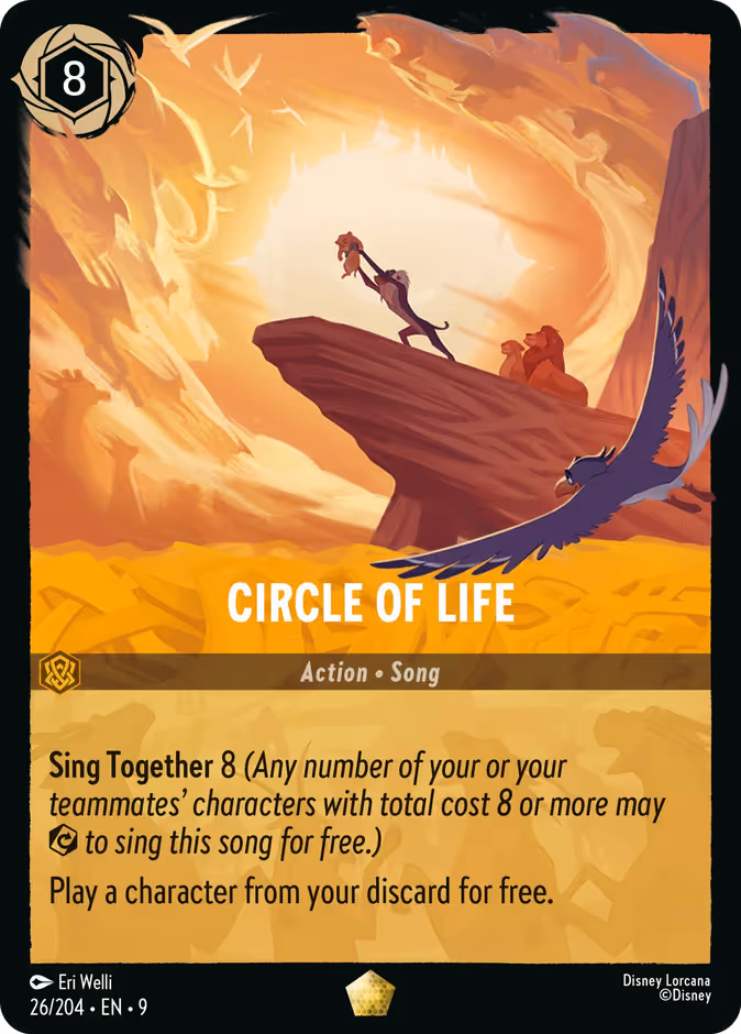 Circle of Life Lorcana card (26/204, Fabled)