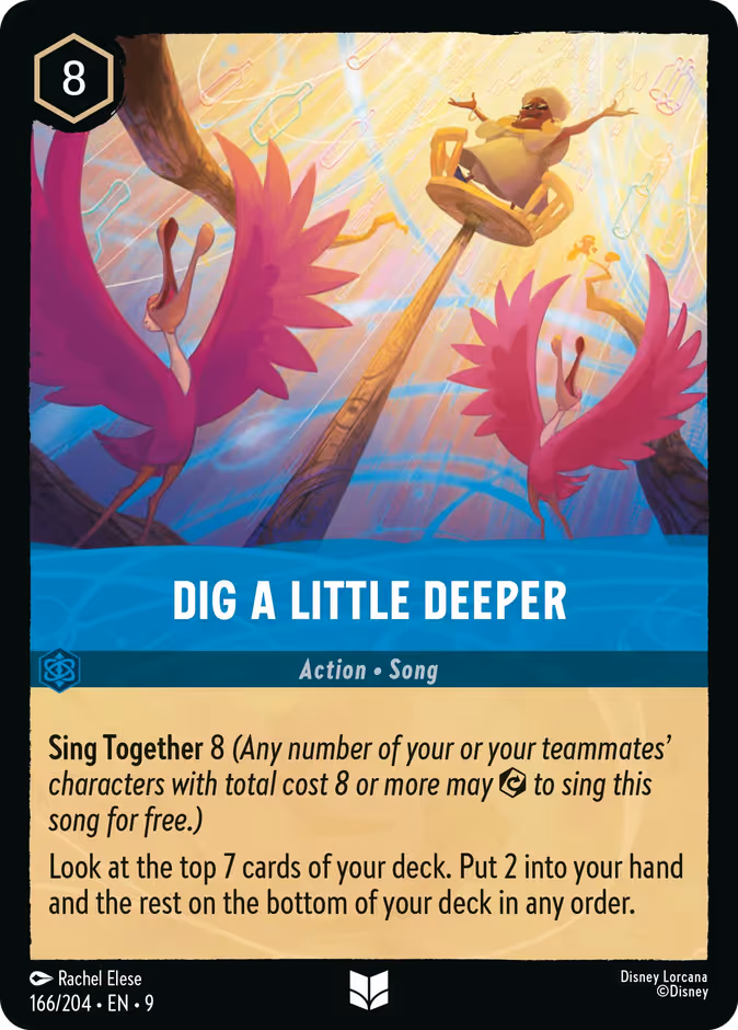 Dig a Little Deeper Lorcana card (166/204, Fabled)
