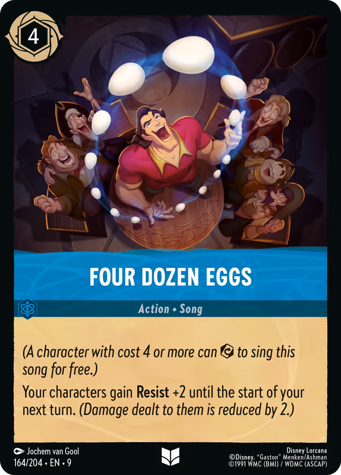Four Dozen Eggs Lorcana card (164/204, Fabled)