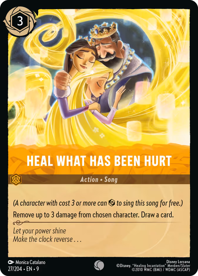 Heal What Has Been Hurt Lorcana card (27/204, Fabled)