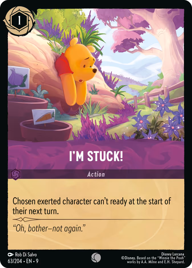 I'm Stuck! Lorcana card (63/204, Fabled)