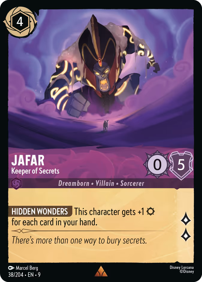 Jafar - Keeper of Secrets Lorcana card (38/204, Fabled)