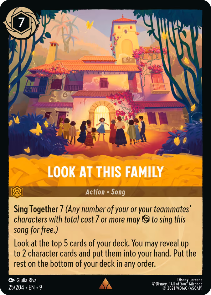 Look at This Family Lorcana card (25/204, Fabled)