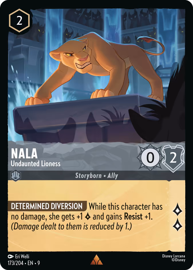 Nala - Undaunted Lioness Lorcana card (173/204, Fabled)