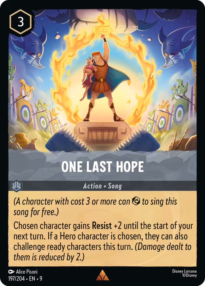 One Last Hope Lorcana card (197/204, Fabled)