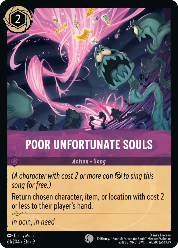 Poor Unfortunate Souls Lorcana card (61/204, Fabled)