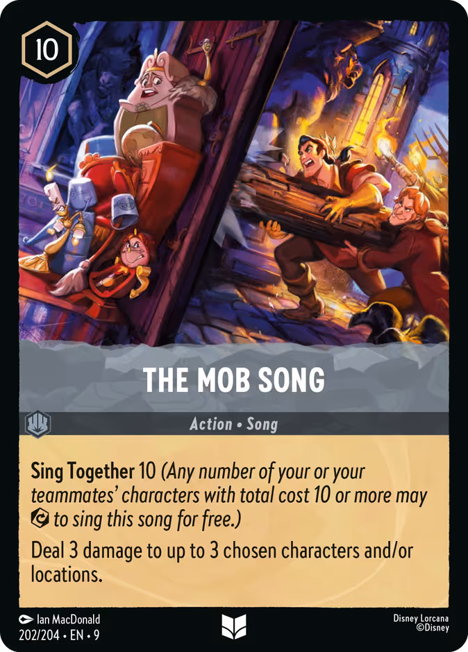 The Mob Song Lorcana card (202/204, Fabled)