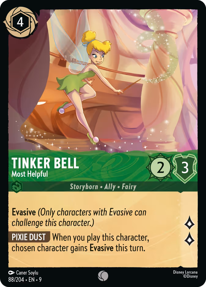 Tinker Bell - Most Helpful Lorcana card (88/204, Fabled)
