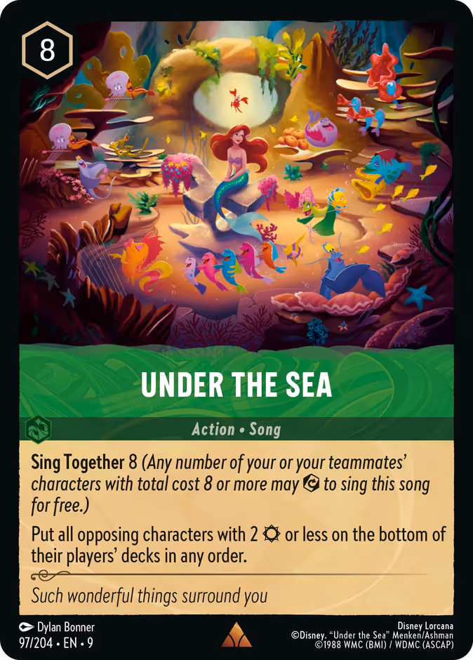 Under the Sea Lorcana card (97/204, Fabled)