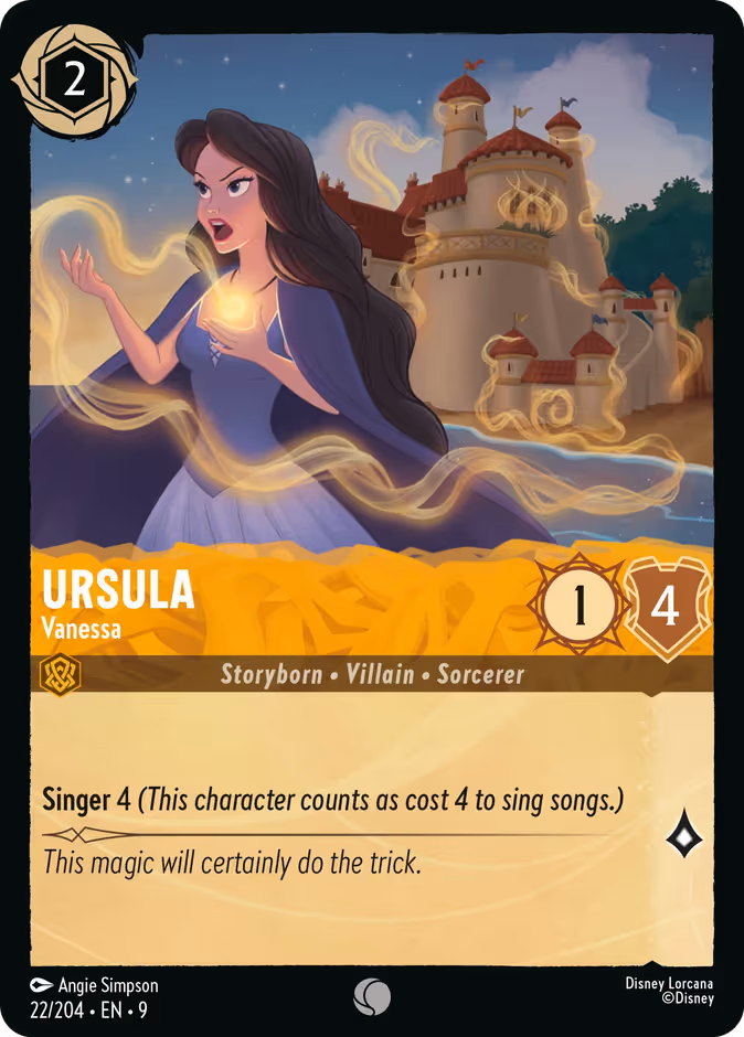 Ursula - Vanessa Lorcana card (22/204, Fabled)