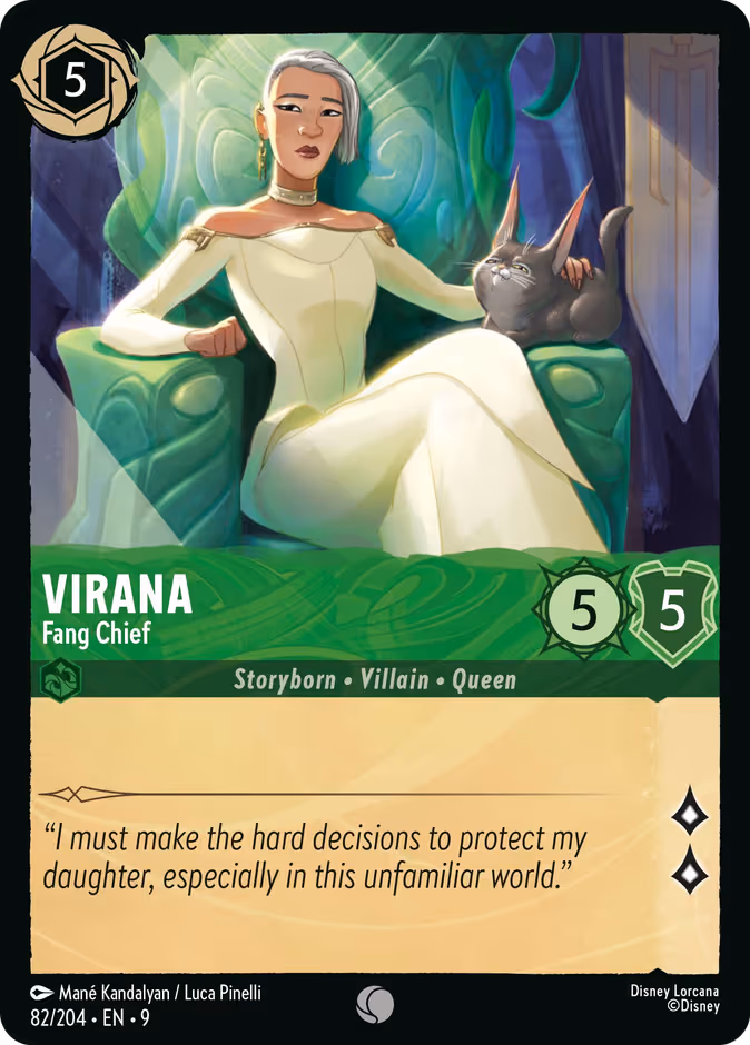 Virana - Fang Chief Lorcana card (82/204, Fabled)