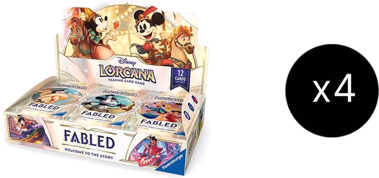 Disney Lorcana Fabled Booster Box Case