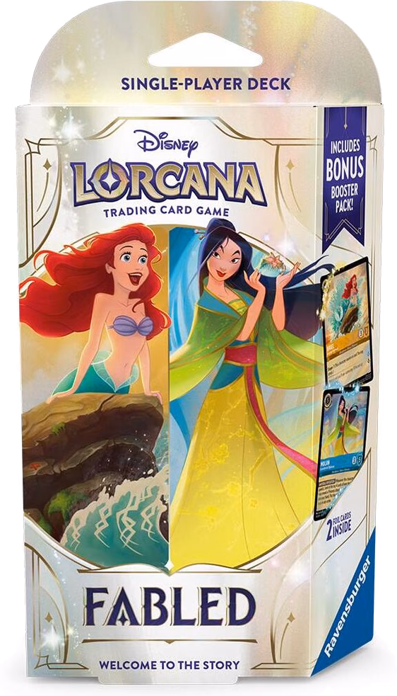 Disney Lorcana Fabled Starter Deck (Amber & Sapphire)