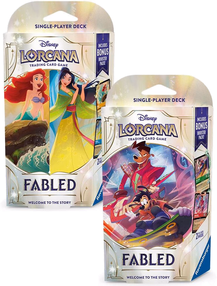 Disney Lorcana Fabled Starter Deck [Set of 2]