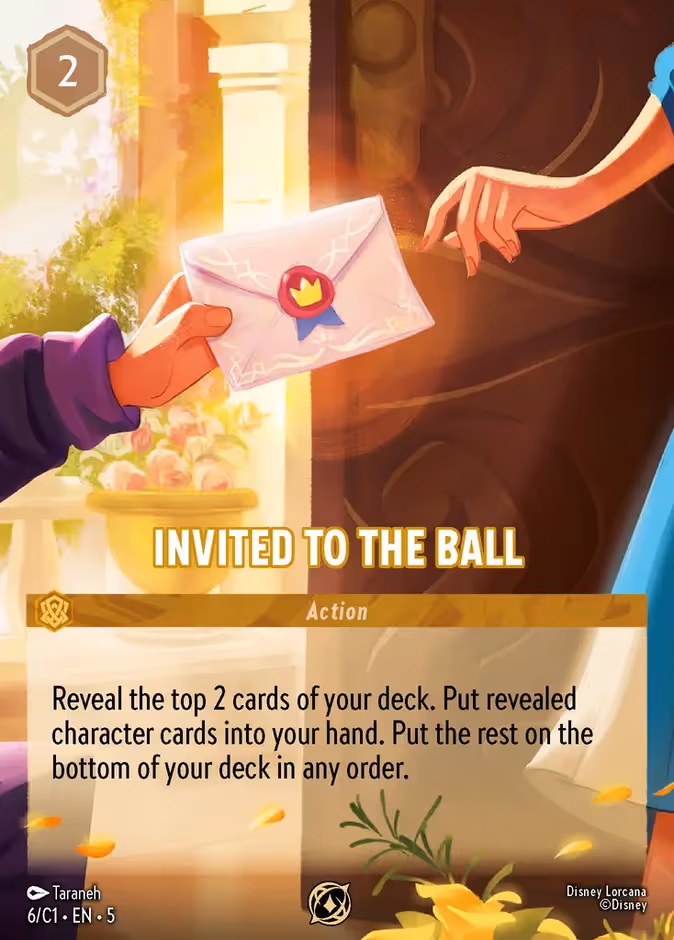Invited to the Ball Lorcana card (CP #6, Challenge Promo)