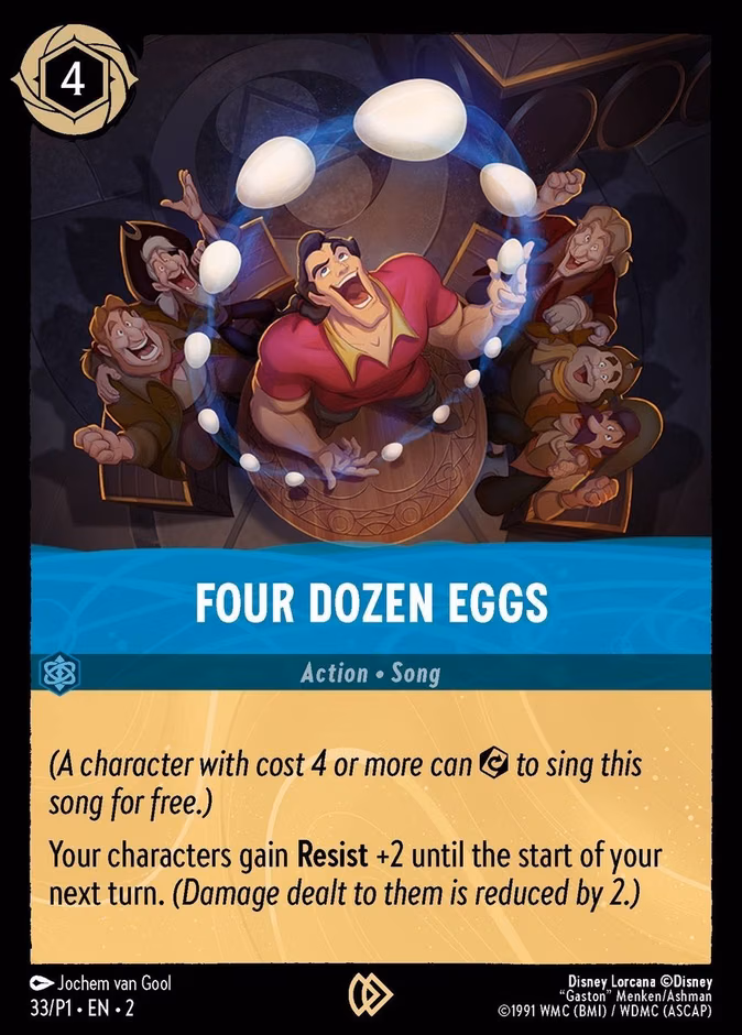 Four Dozen Eggs Lorcana card (P1 #33, Promo Set 1)