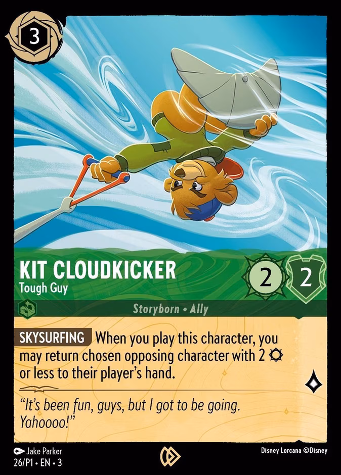 Kit Cloudkicker - Tough Guy Lorcana card (P1 #26, Promo Set 1)
