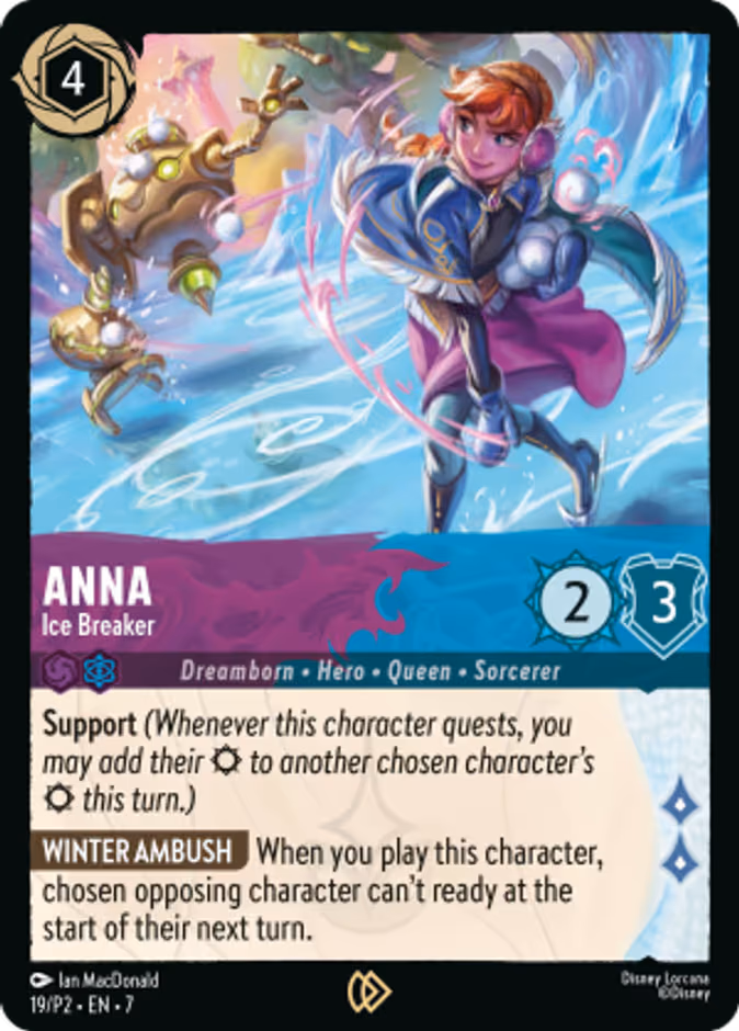 Anna - Ice Breaker Lorcana card (P2 #19)