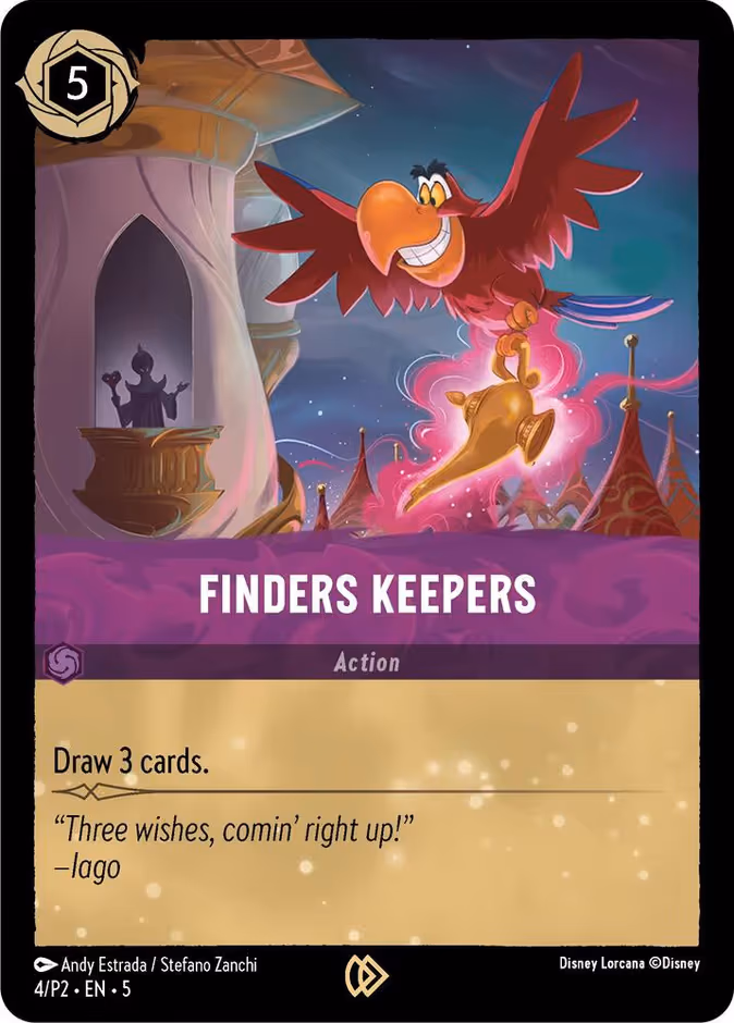 Finders Keepers Lorcana card (P2 #4, Promo Set 2)