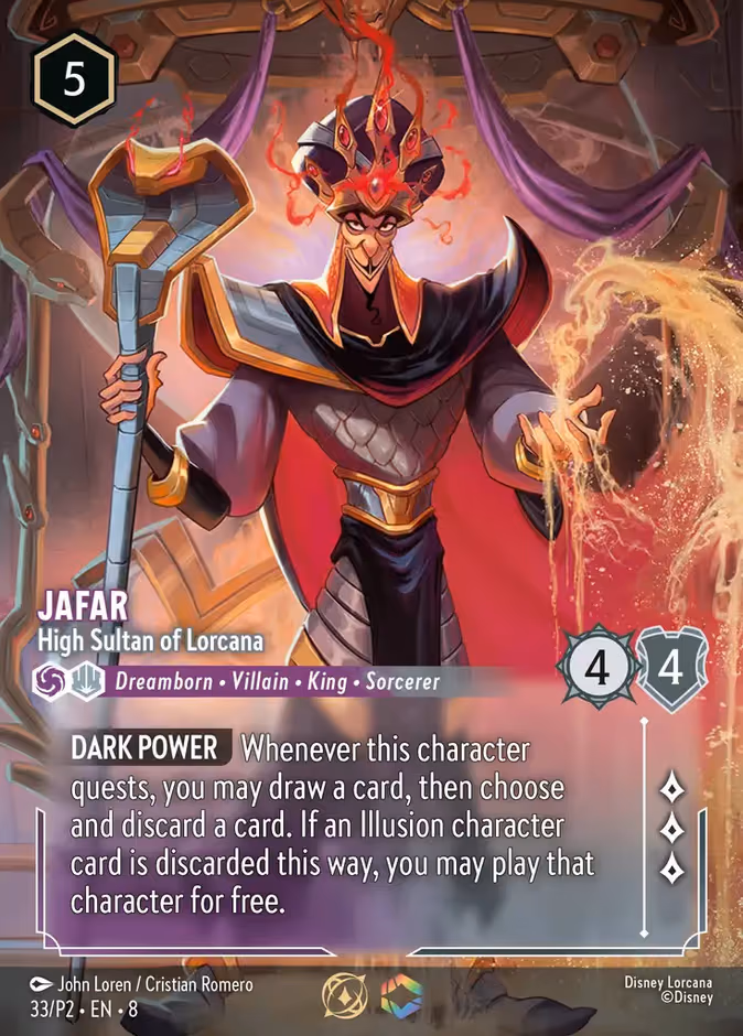 Jafar - High Sultan of Lorcana Lorcana card (P2 #33)