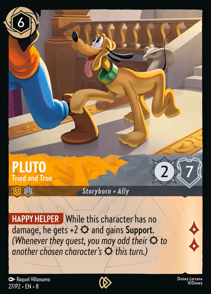 Pluto - Tried and True Lorcana card (P2 #27)