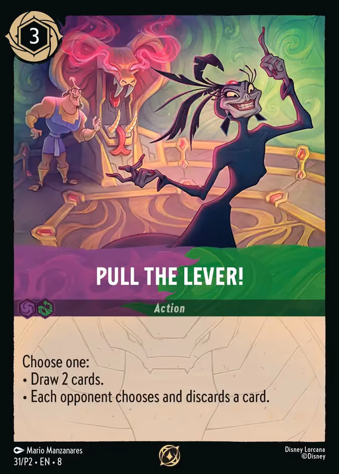 Pull the Lever! Lorcana card (P2 #31, Promo Set 2)