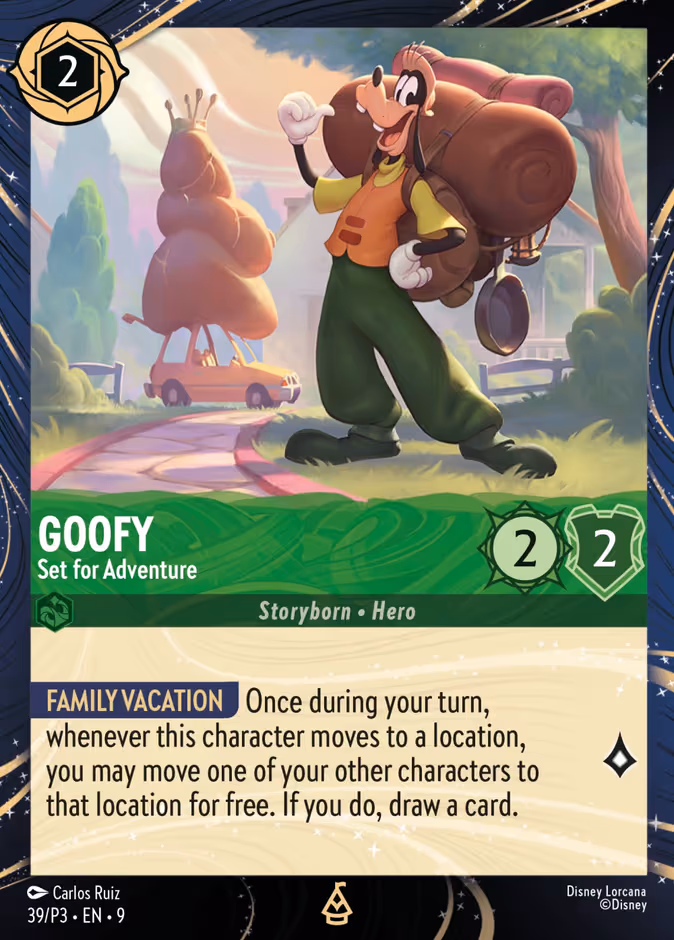 Goofy - Set for Adventure Lorcana card (P3 #39)