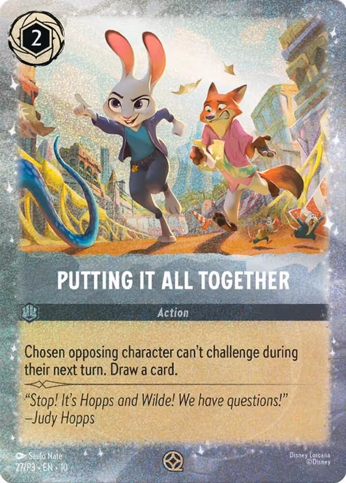 Putting It All Together Lorcana card (P3 #27, Promo Set 3)