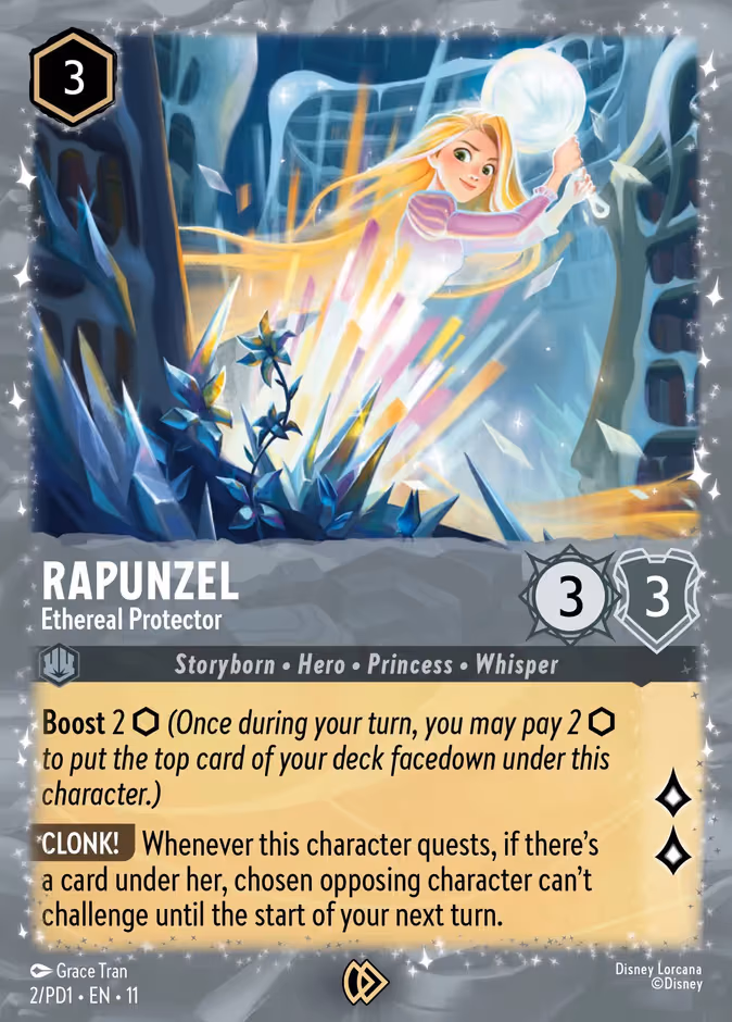 Rapunzel - Ethereal Protector Lorcana card (PD1 #2, PD1)