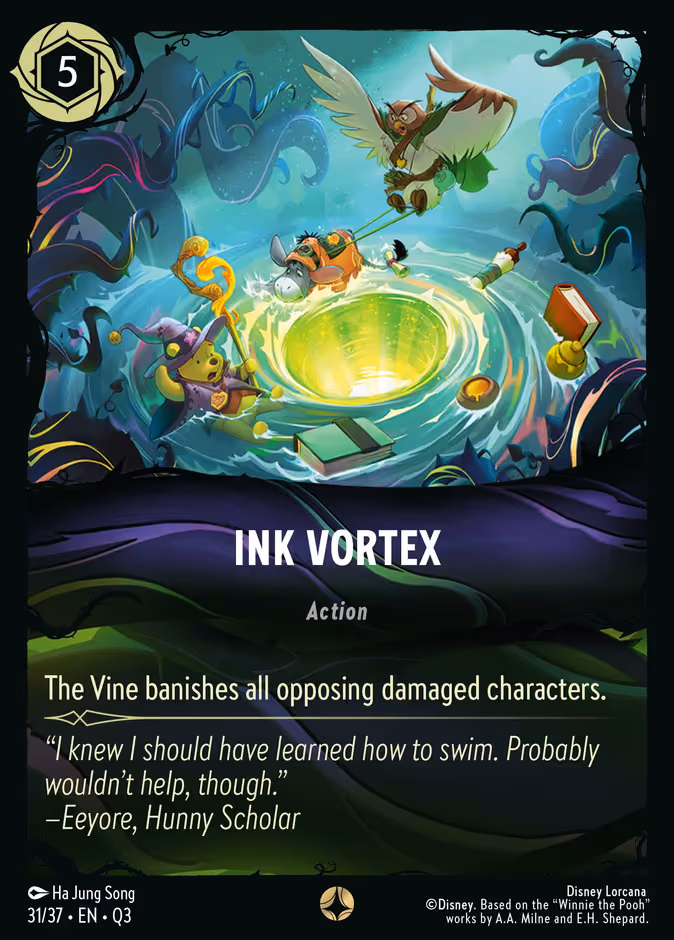 Ink Vortex (Promo) Lorcana card (Q3 #31, Hunny Rescue – Illumineer's Quest)