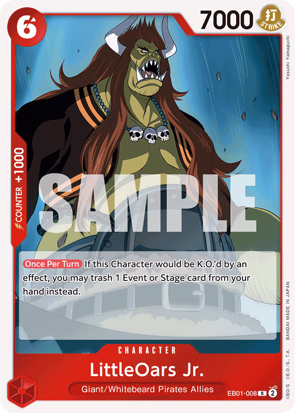 LittleOars Jr. One Piece card (EB01-008, Extra Booster: Memorial Collection)